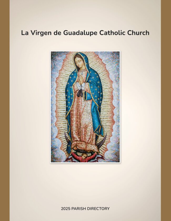 COVER La Virgen de Guadalupe Mesquite Church Directory for LA Virgen De Guadalupe