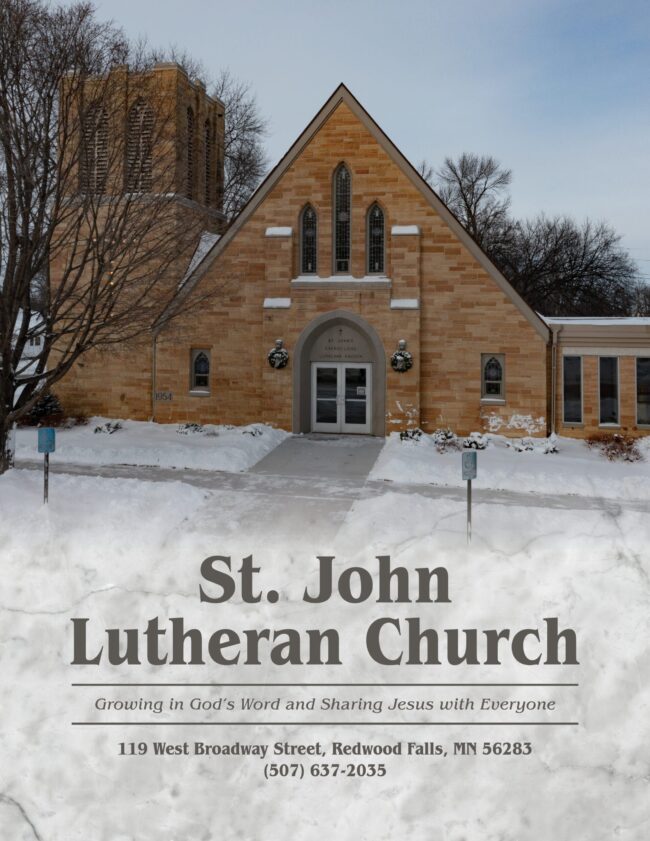 Church Directory for St John Lutheran Church