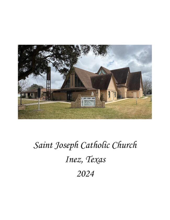 COVER St Joseph Inez Church Directory for St Joseph Catholic Church