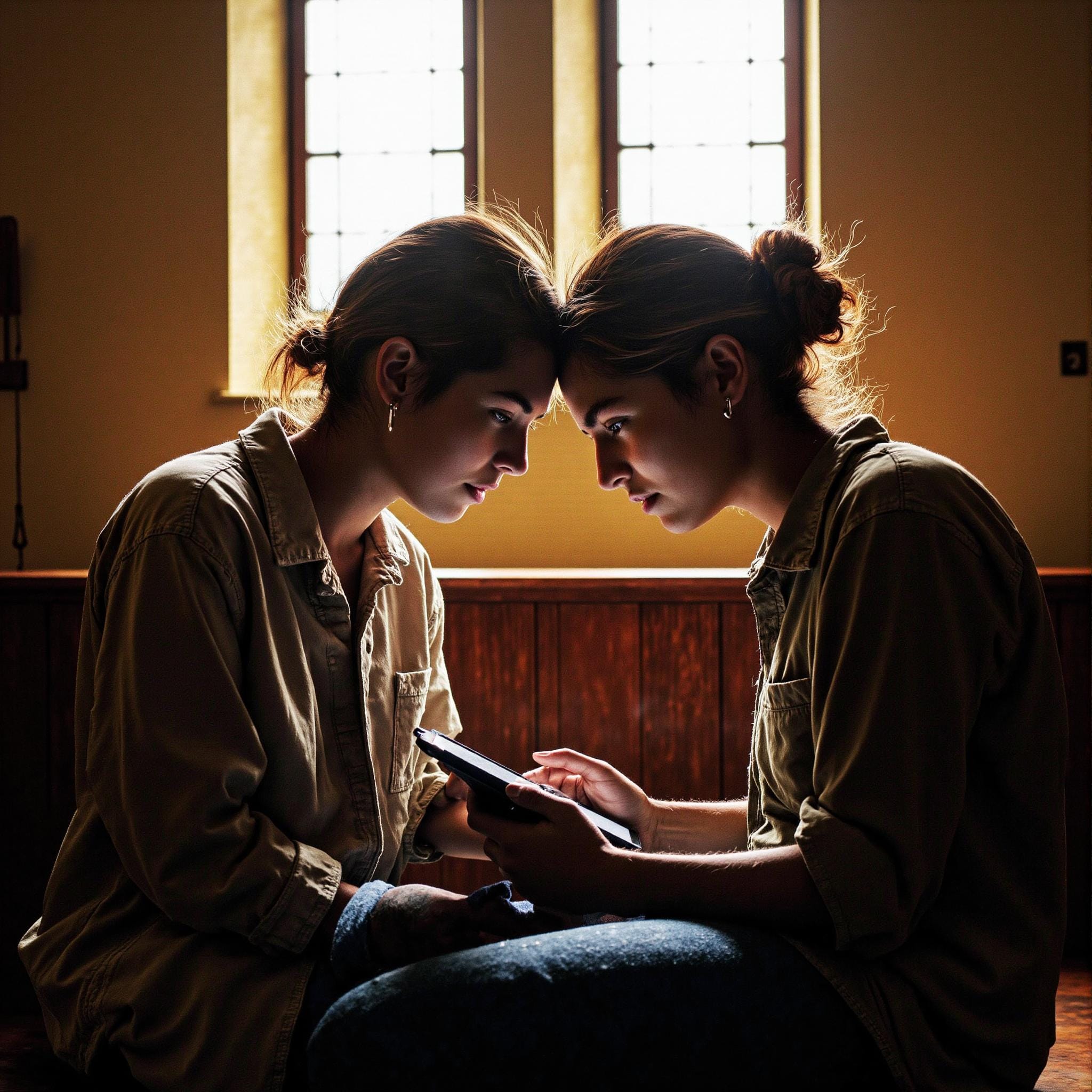 BLOG_000000076 Church members engaging with a digital directory related to Data Integrity Masterclass: Ensuring Your Church Directory Remains Trustworthy in an indoor setting