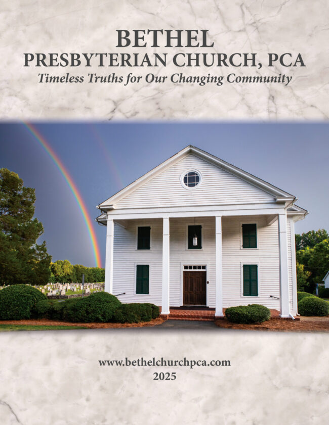 Church Directory for Bethel Presbyterian Church