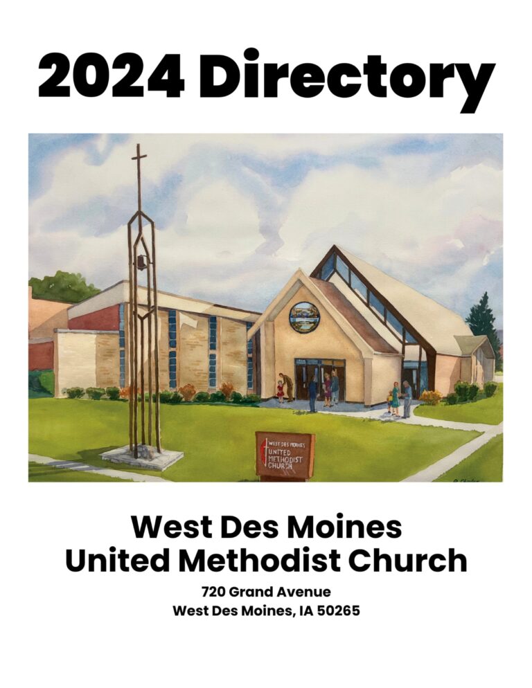Church Directory for West Des Moines United Methodist Church