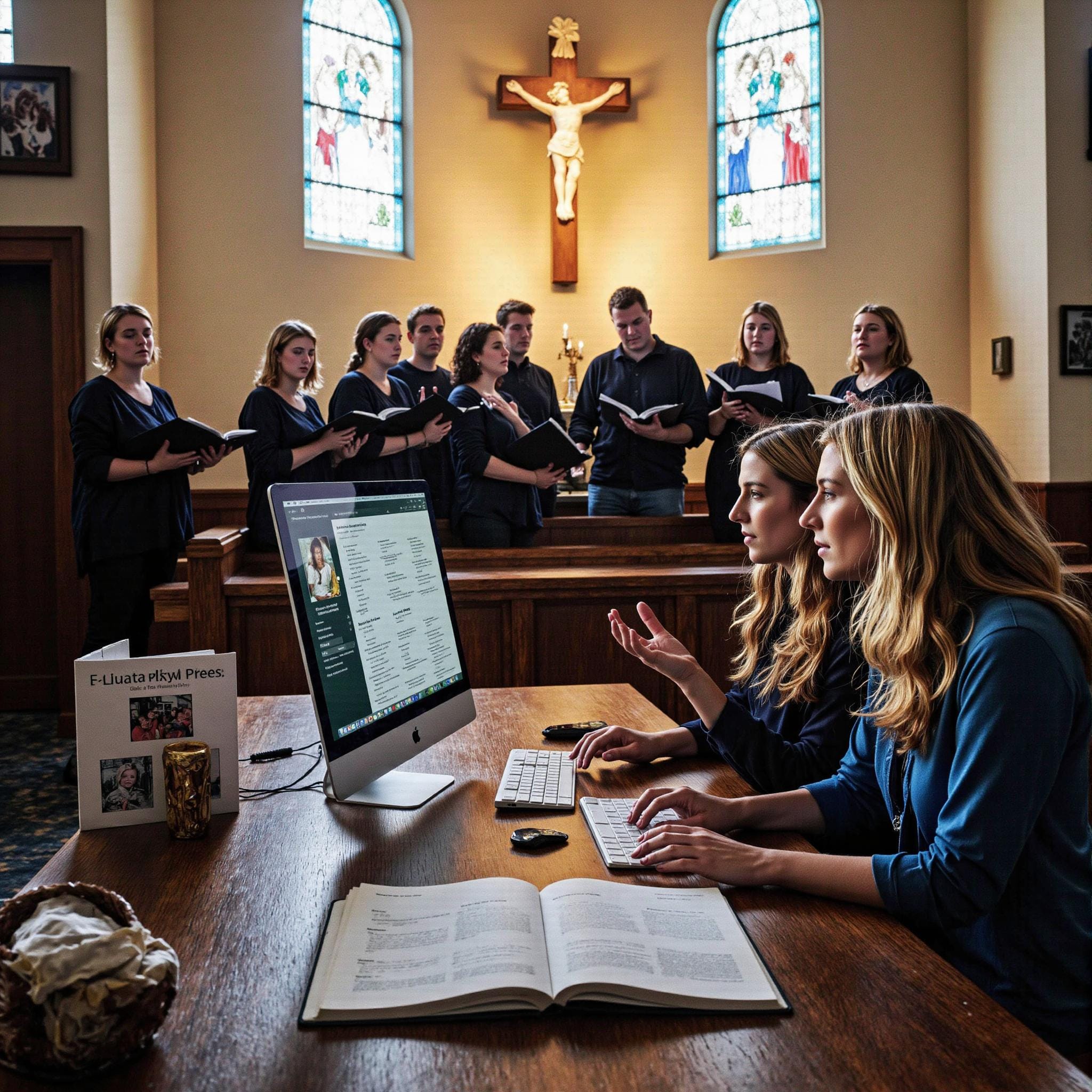 BLOG_000000085 Church directory implementation related to **Regular Updates are Key** in an indoor setting
