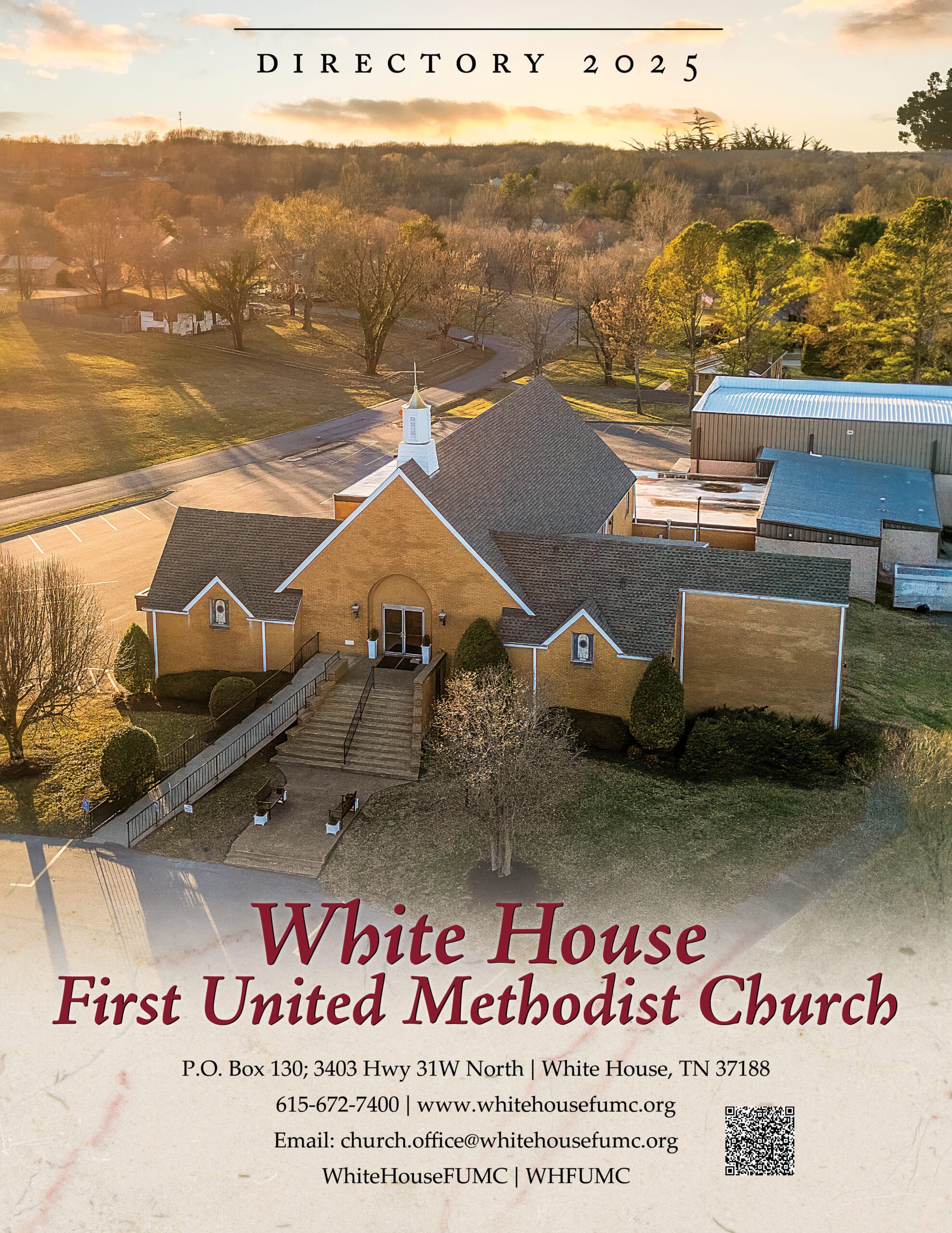 COVER White House First UMC Church Directory for White House First United Methodist Church