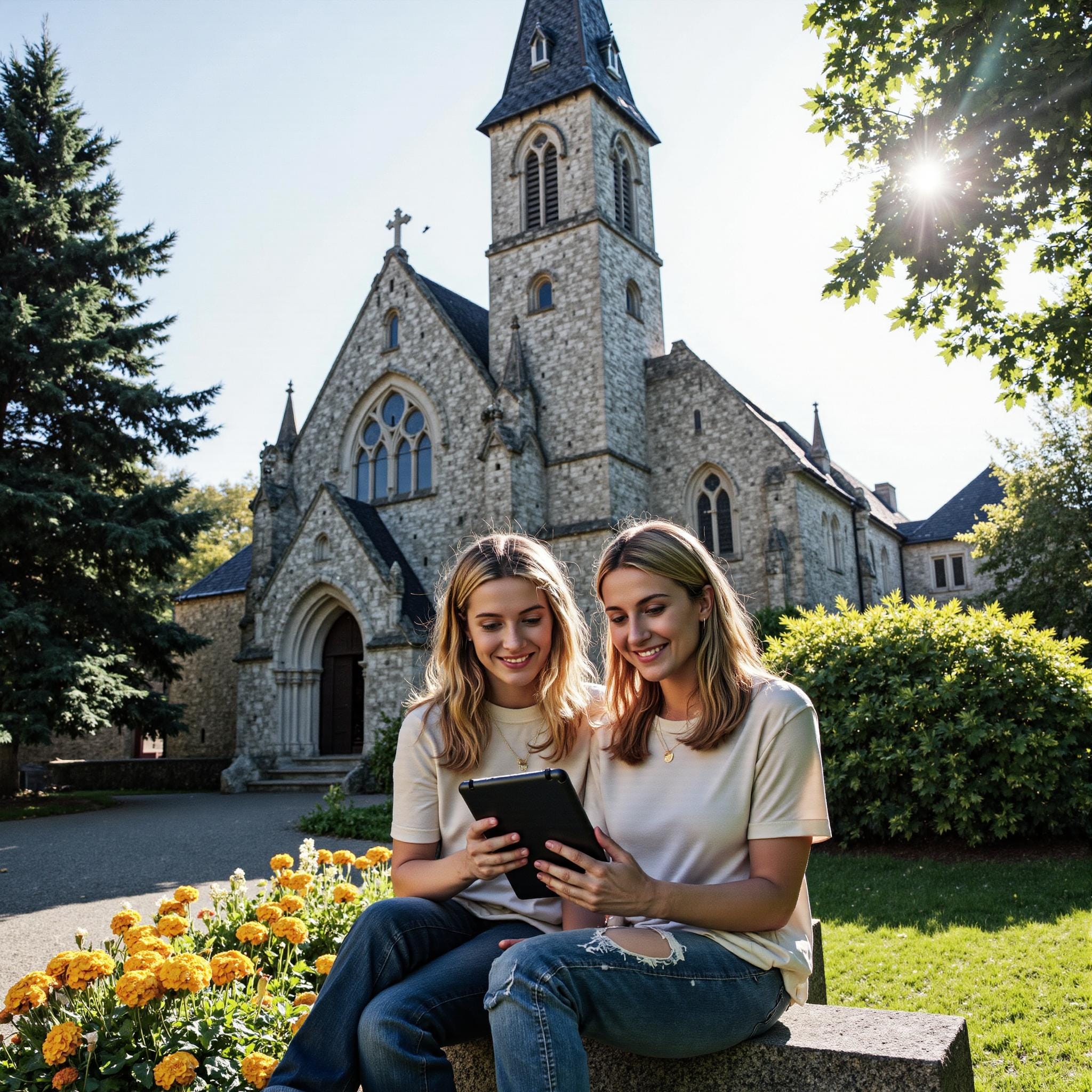 BLOG_000000143 Church directory implementation related to **The Power of Storytelling** in an outdoor setting