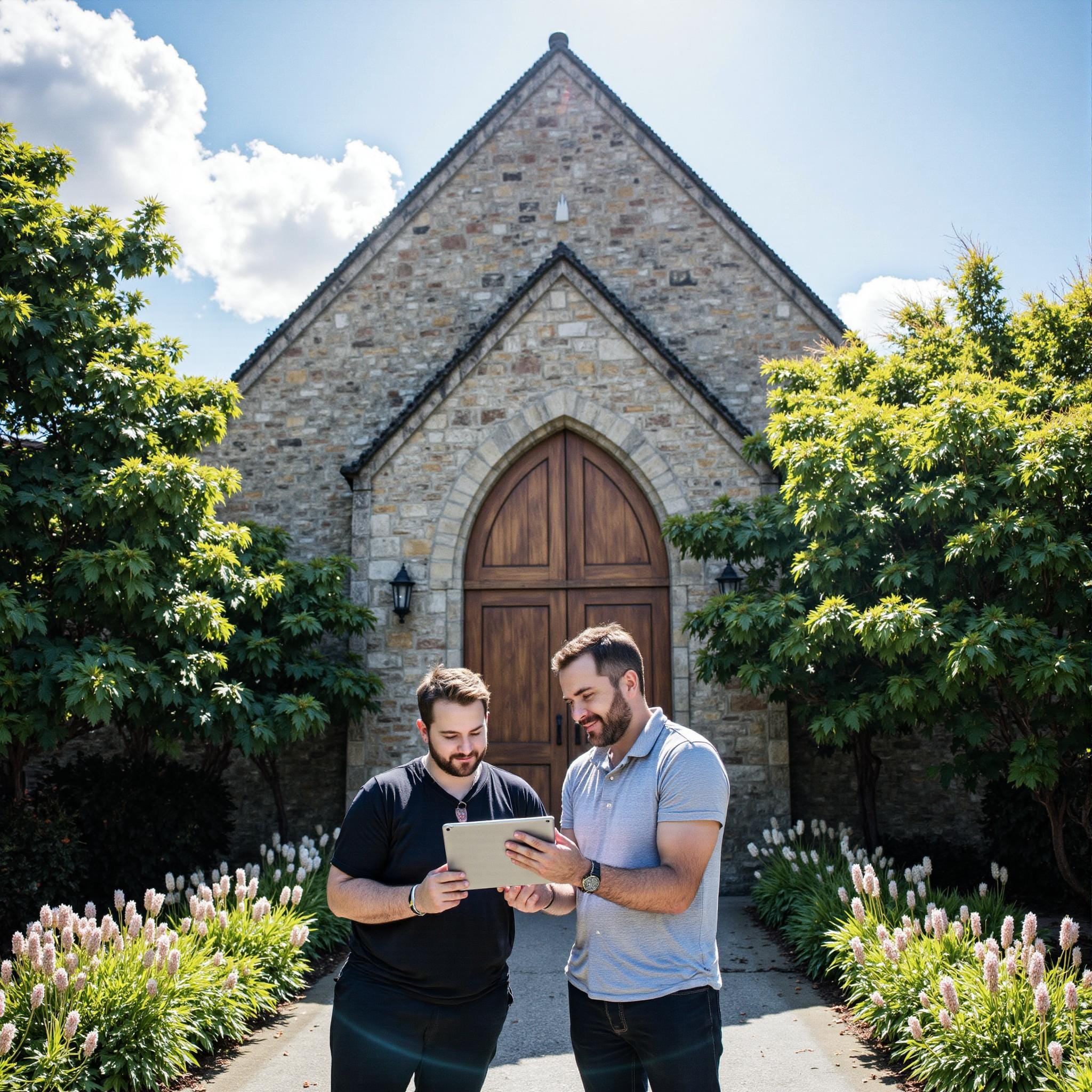 BLOG_000000163 Church directory implementation related to **Effective Data Analysis** in an outdoor setting