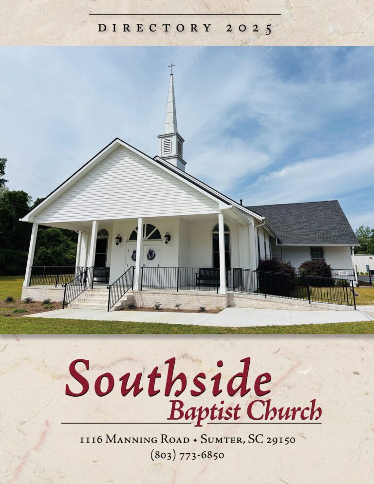Church Directory for Southside Baptist Church