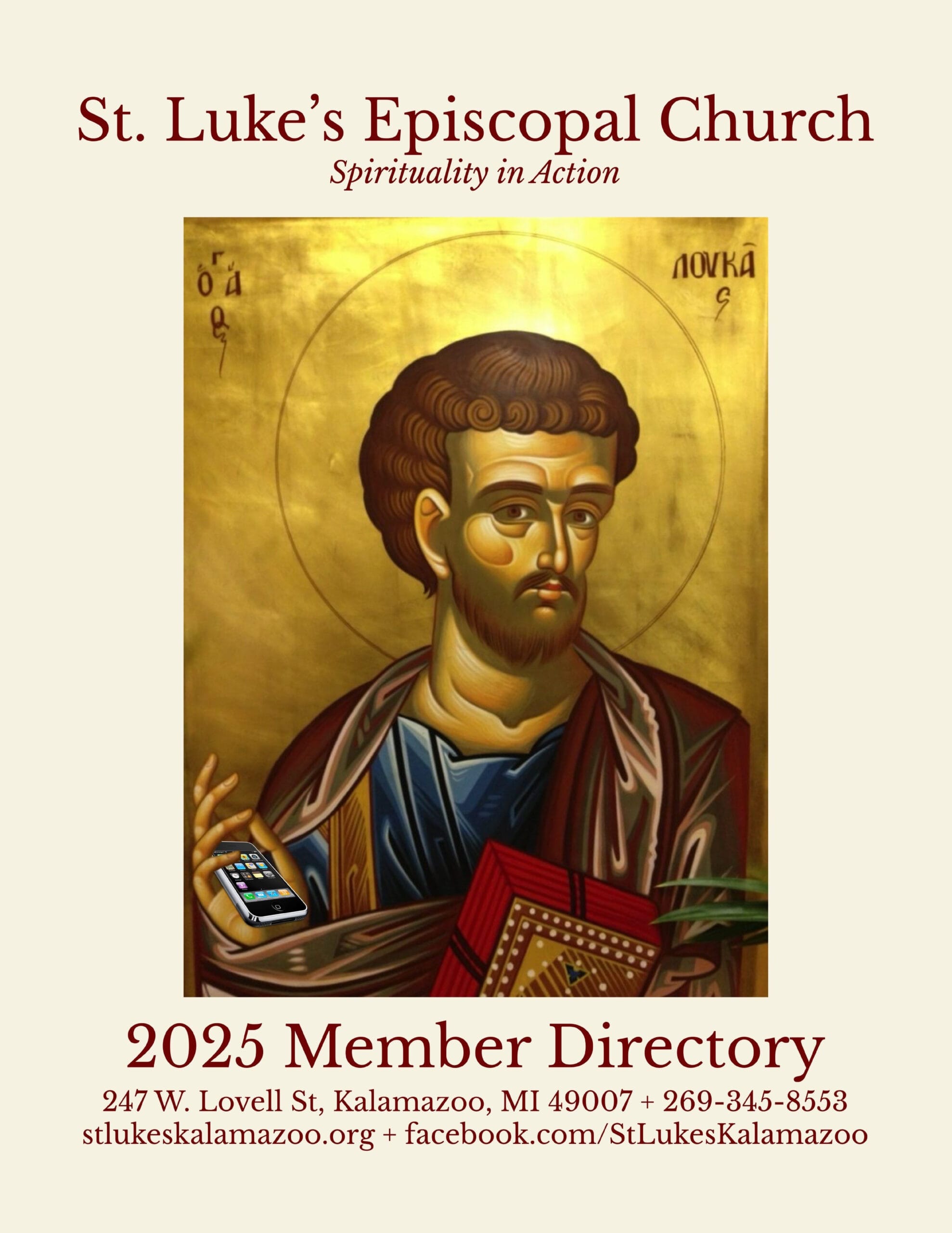 COVER St Luke's Episcopal Kalamazoo Church Directory for St Luke's Episcopal Church