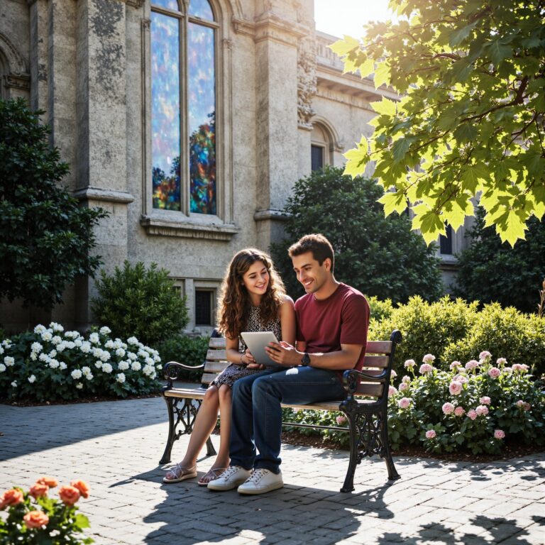 Church directory implementation related to **Unlocking Your Church Directory's Potential** in an outdoor setting