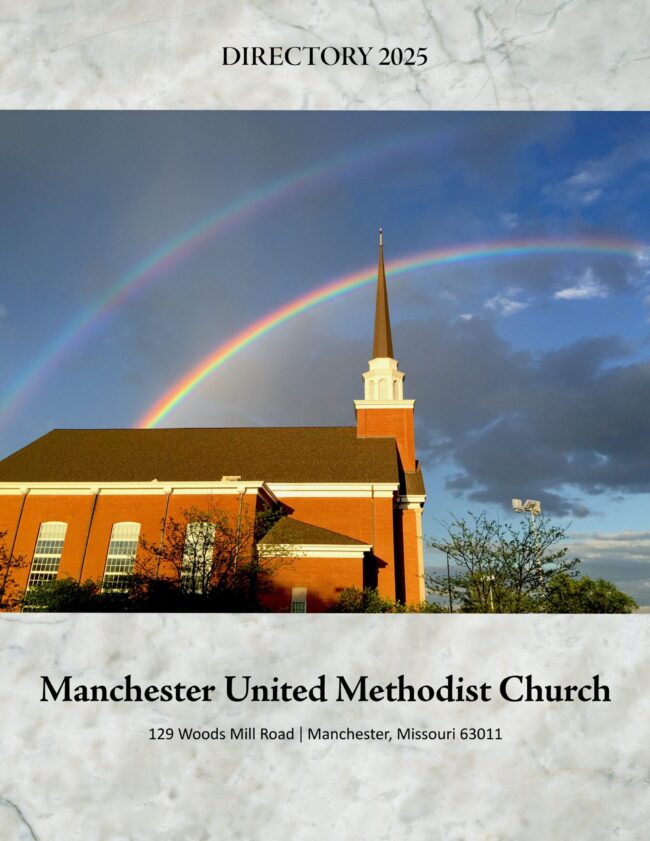 COVER Manchester UMC Church Directory for Manchester United Methodist Church