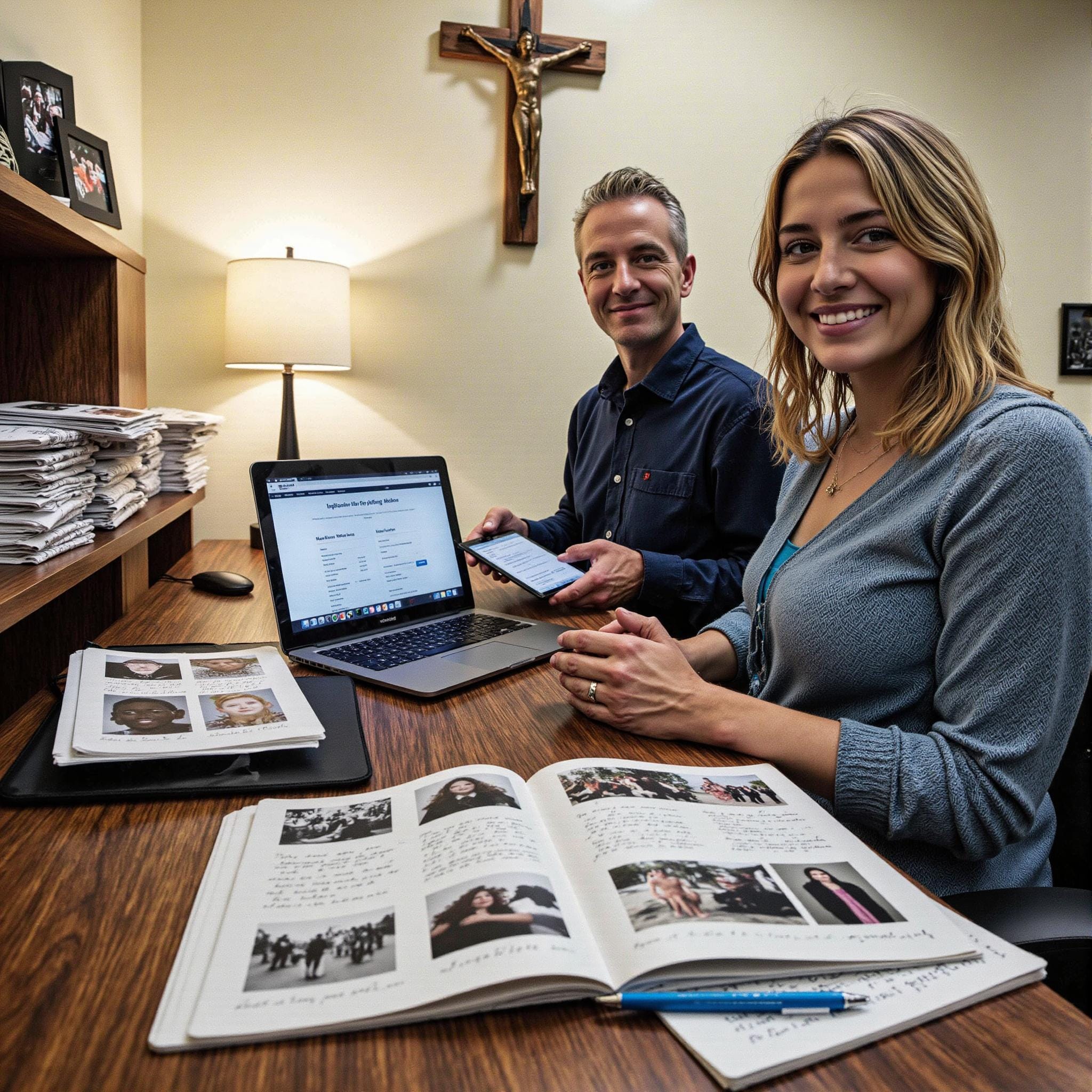 BLOG_000000267 Church directory implementation related to **The Outreach Coordinator's Role** in an indoor setting