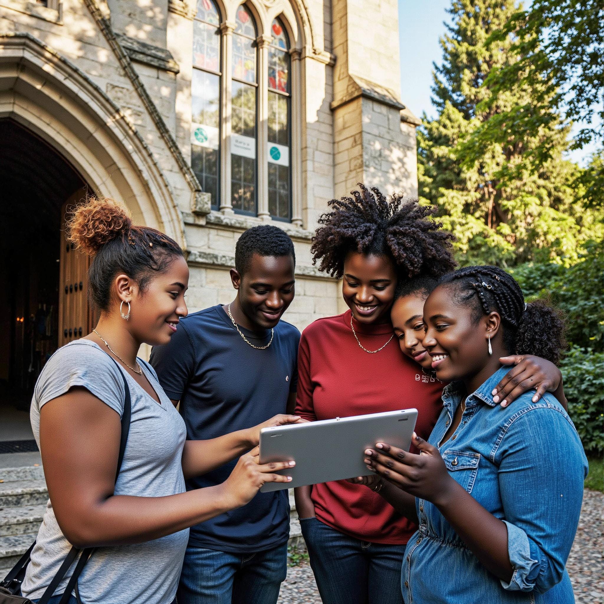 BLOG_000000304 Church directory implementation related to **Creating an Inclusive Culture** in an outdoor setting