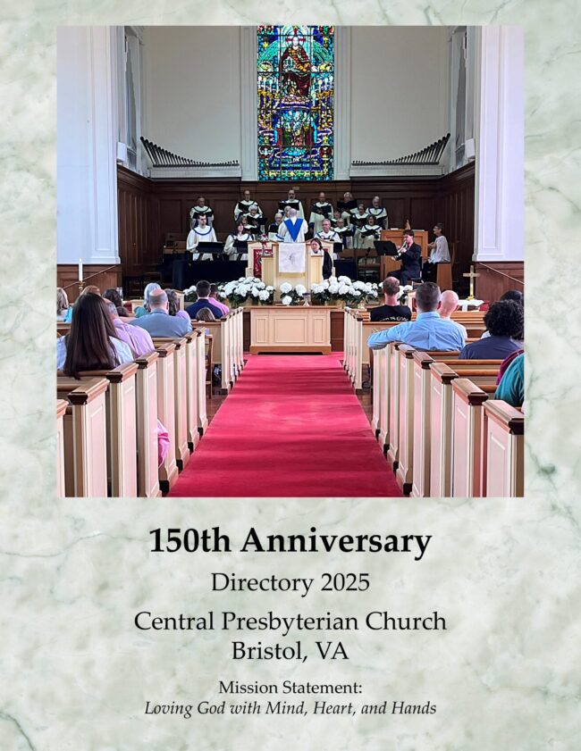 Church Directory for Central Presbyterian Church