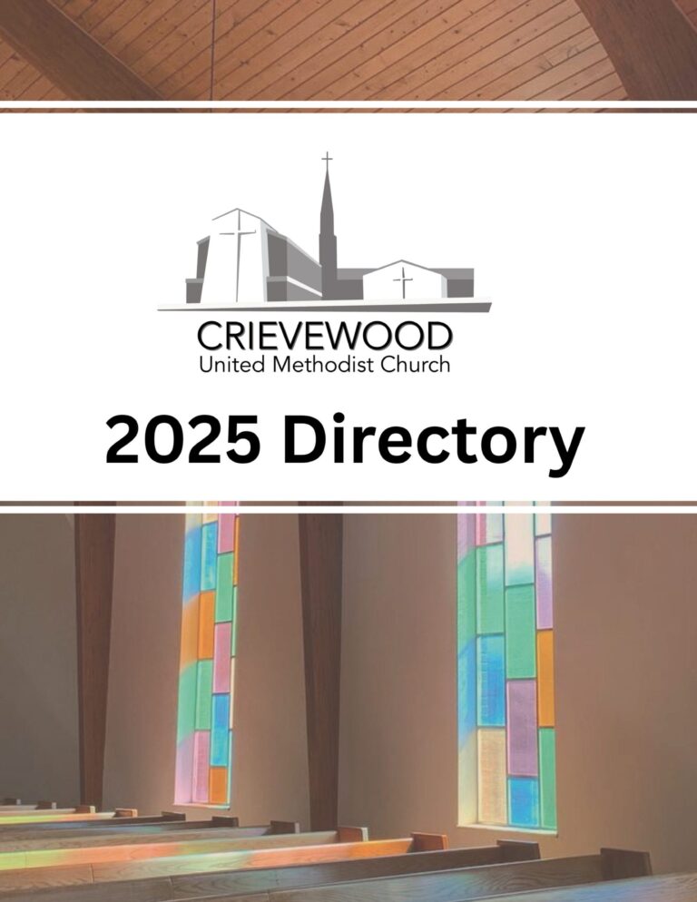 Church Directory for Crievewood United Methodist Church