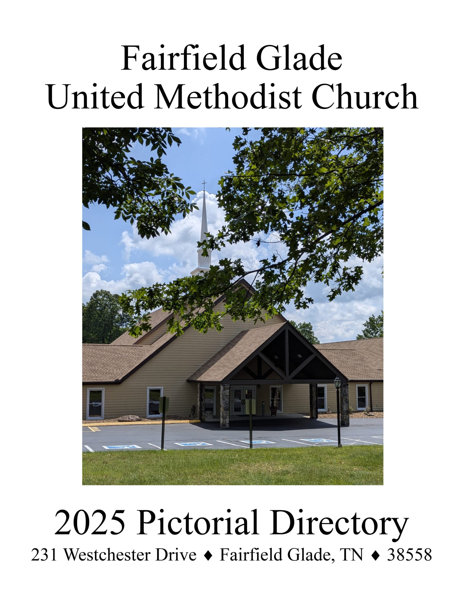 COVER Fairfield Glade UMC Church Directory for Fairfield Glade United Methodist Church