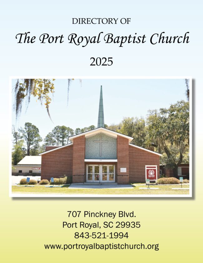 Church Directory for Port Royal Baptist Church
