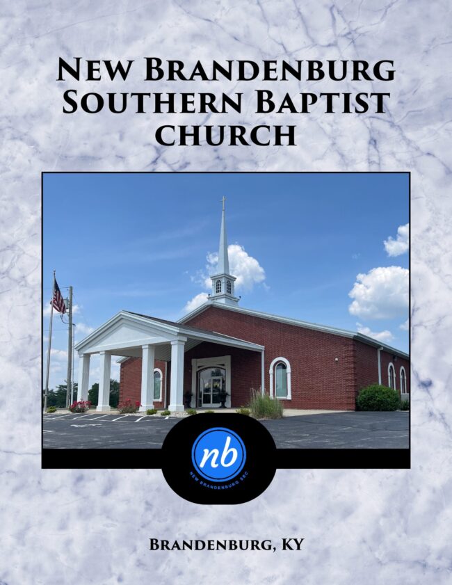 COVER New Brandenburg Southern Baptist Church Directory for New Brandenburg Southern Baptist Church