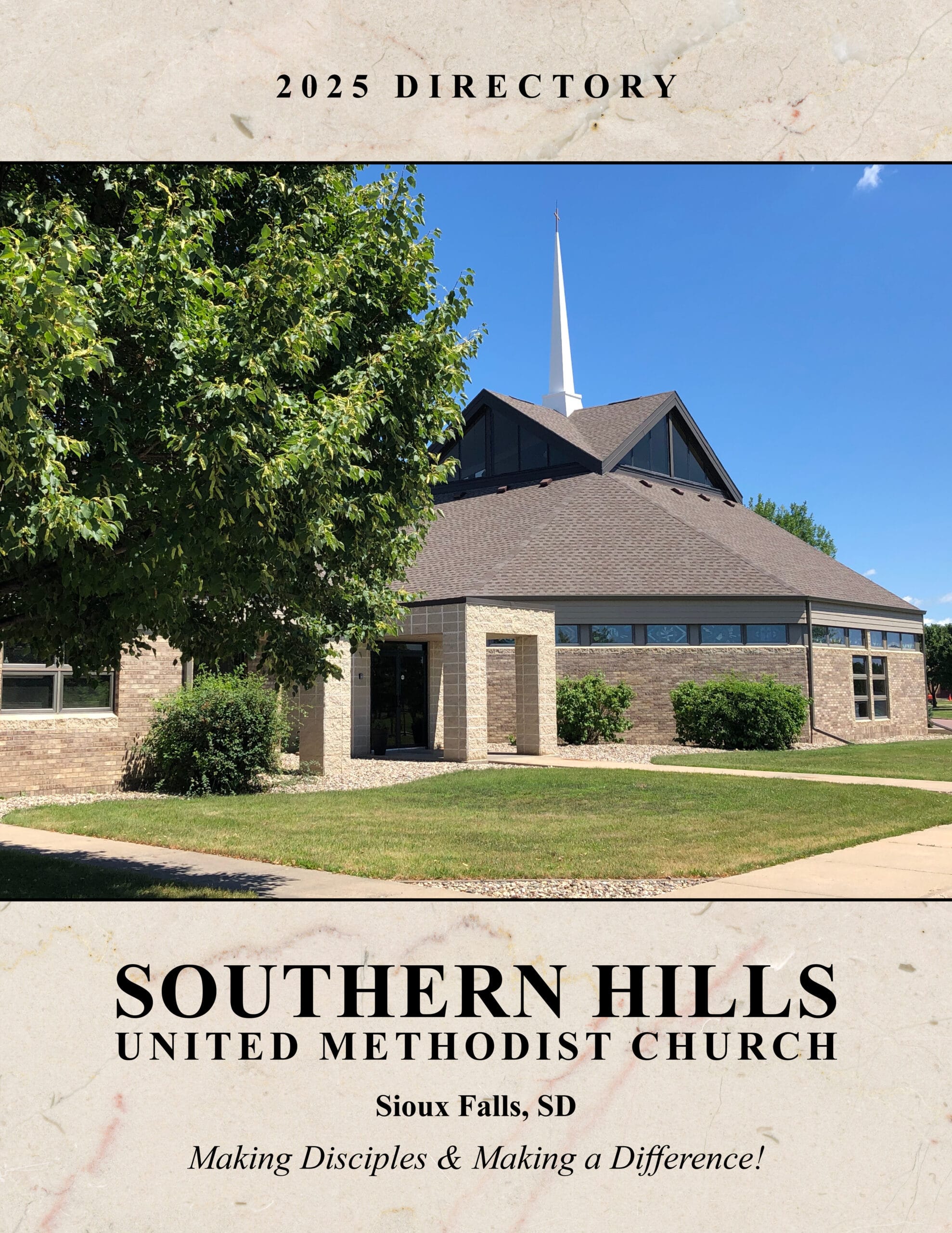 COVER Southern Hills UMC Sioux Falls Church Directory for Southern Hills United Methodist
