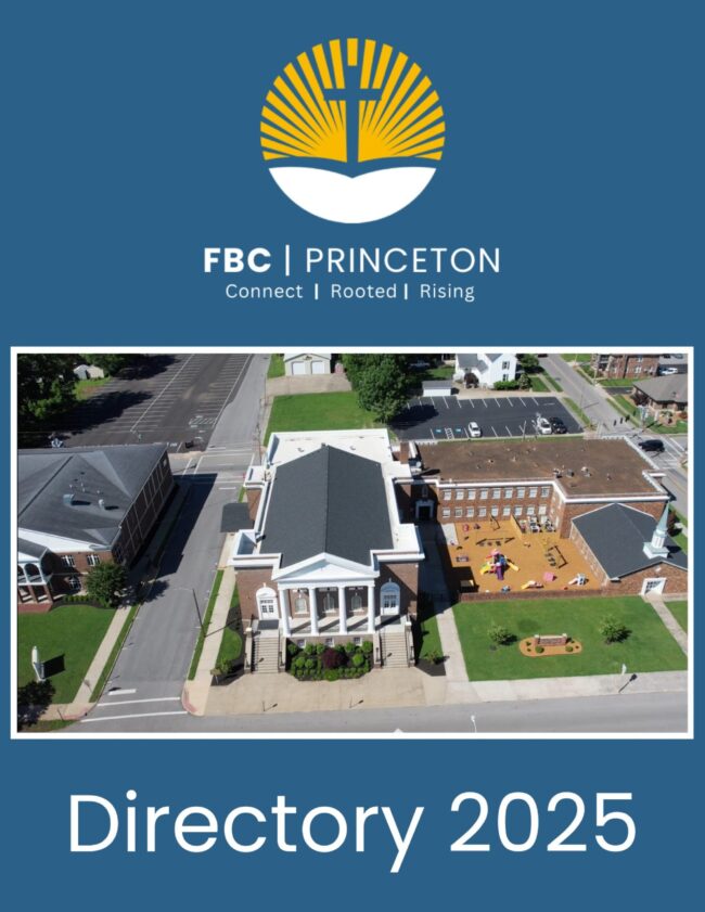 Church Directory for First Baptist Church Princeton