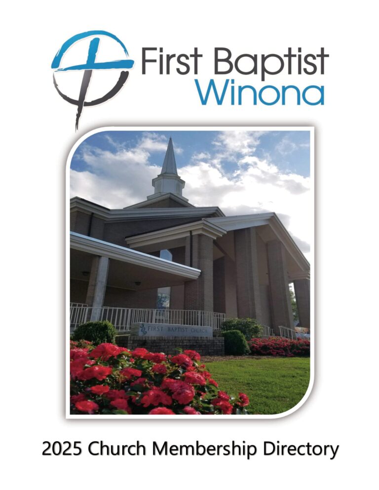 Church Directory for First Baptist Church