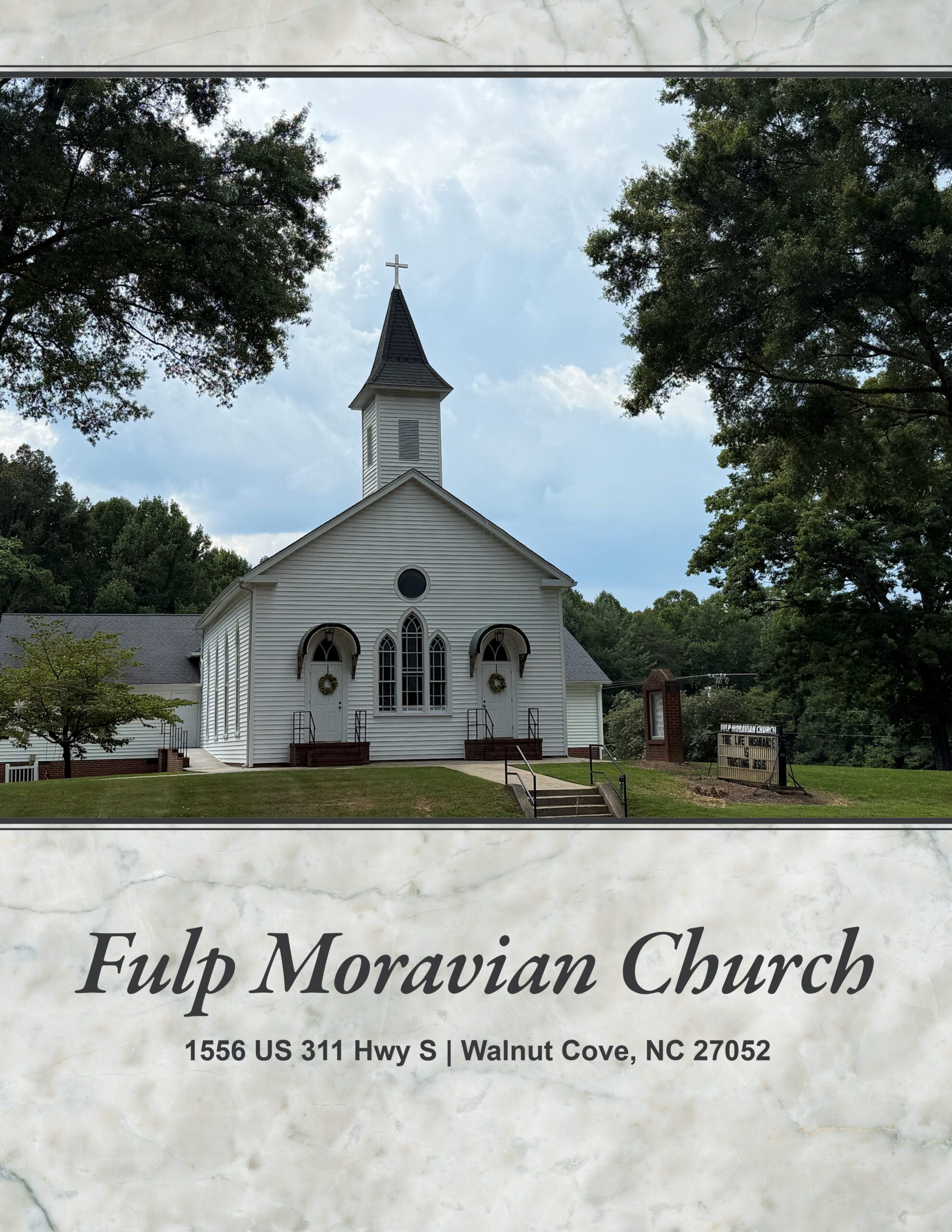 Church Directory for Fulp Moravian Church