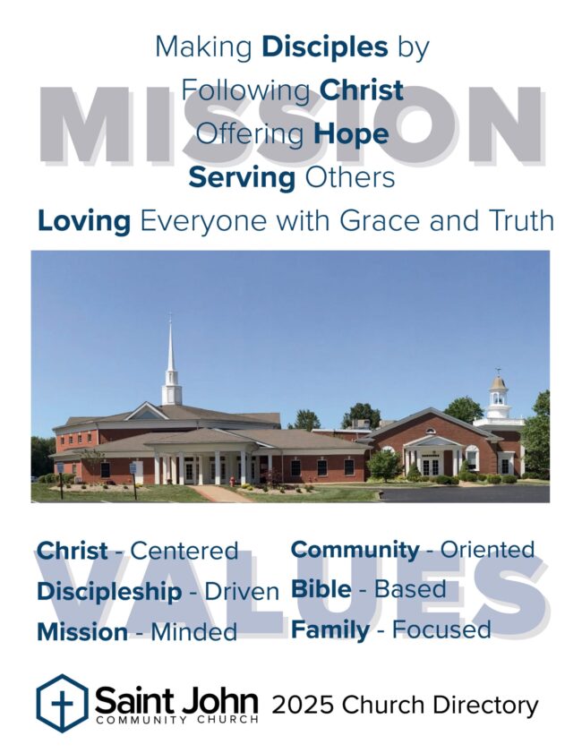 Church Directory for St. John Community Church