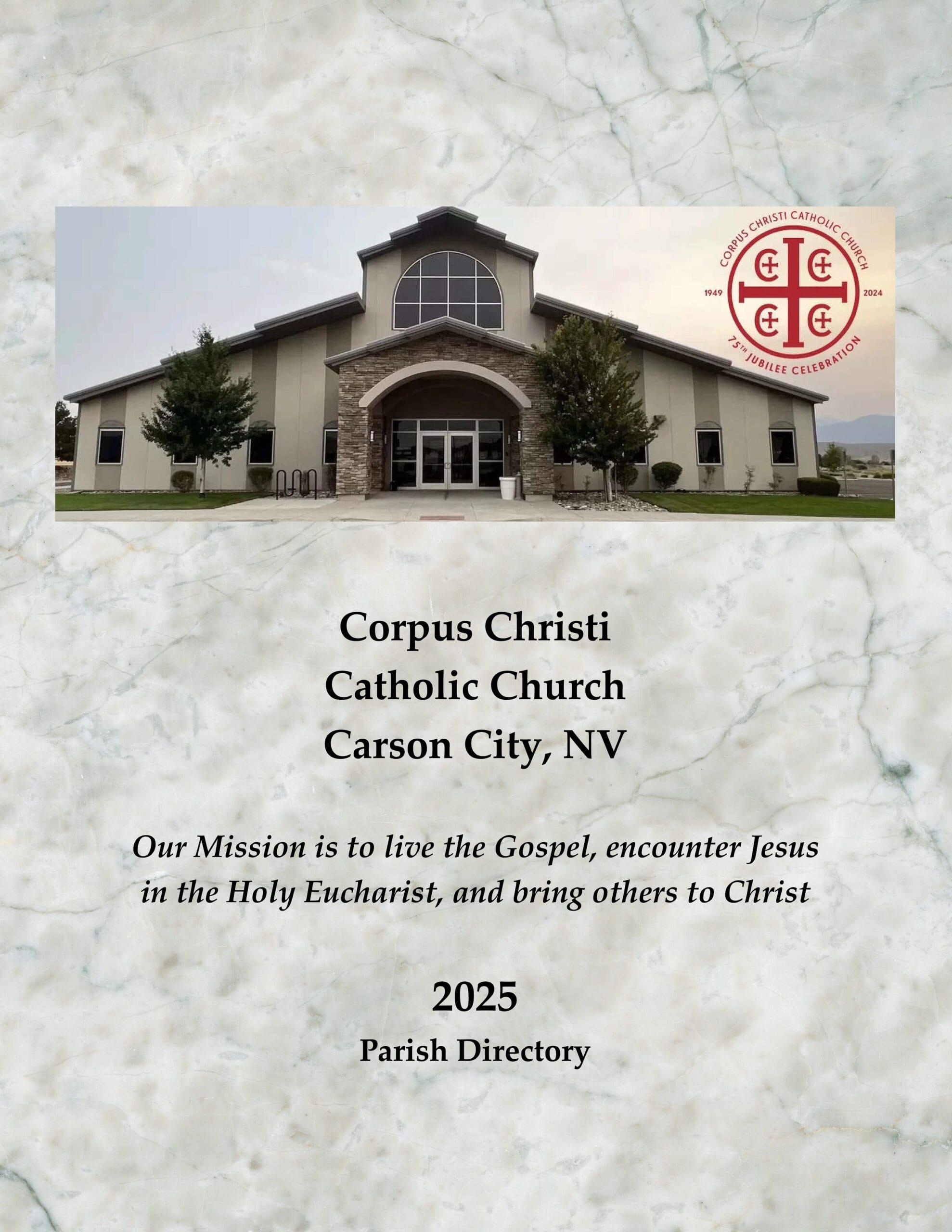 COVER Corpus Christi Carson City Church Directory for Corpus Christi Catholic Church