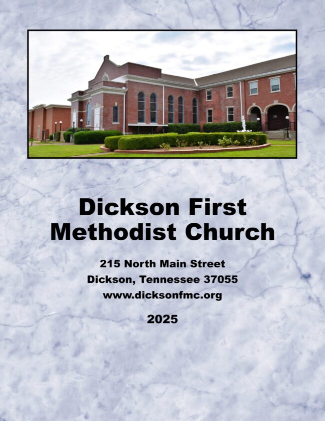 Church Directory for Dickson First Methodist Church