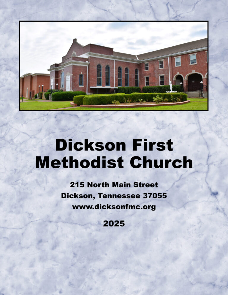 Church Directory for Dickson First Methodist Church
