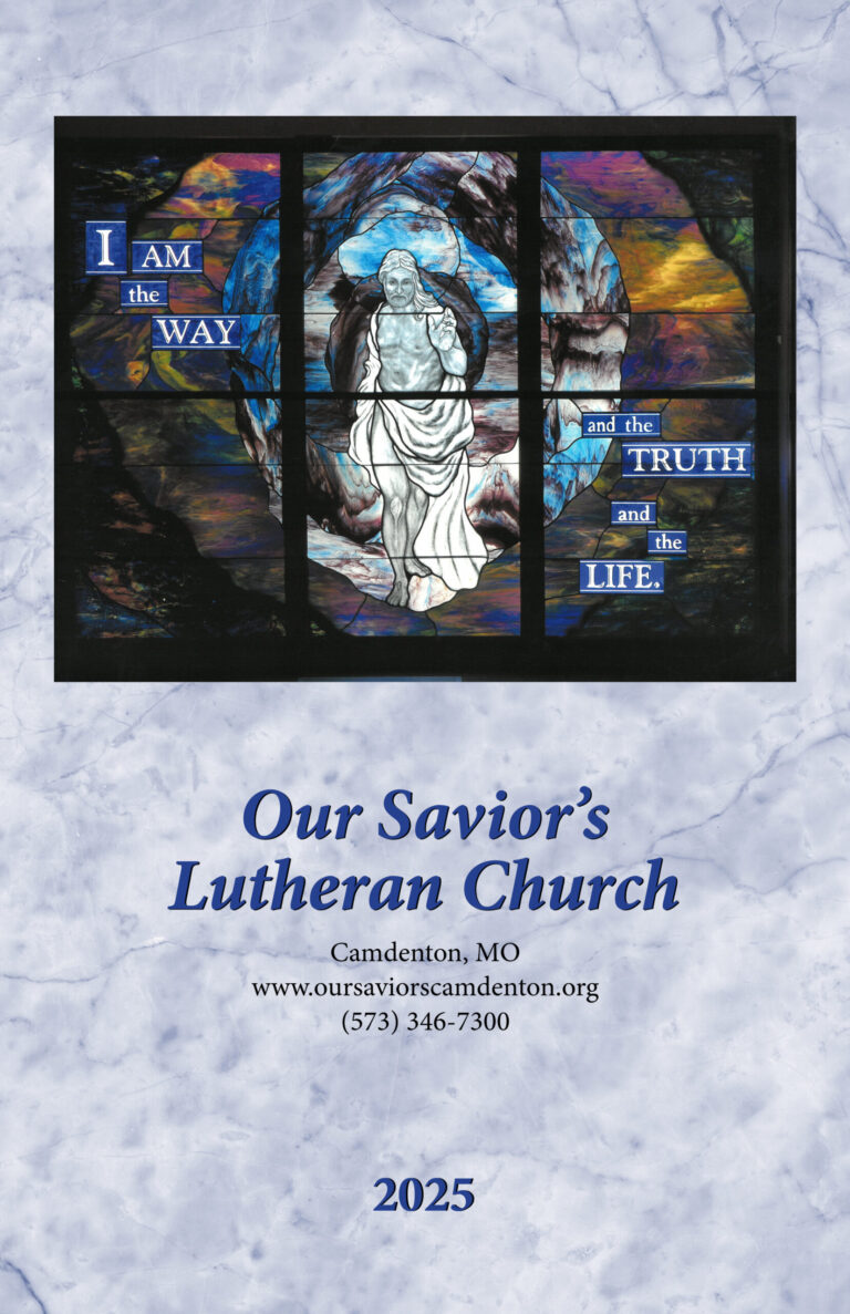 Church Directory for Our Savior's Lutheran Church