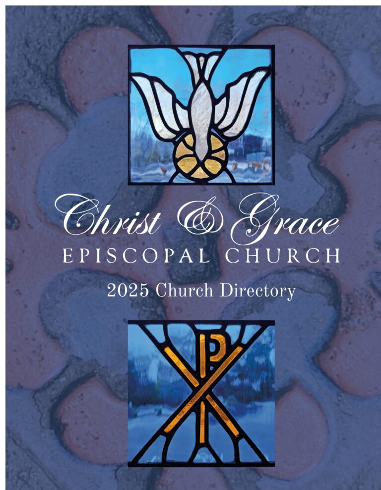COVER Christ & Grace Episcopal Church Directory for Christ & Grace Episcopal Chr