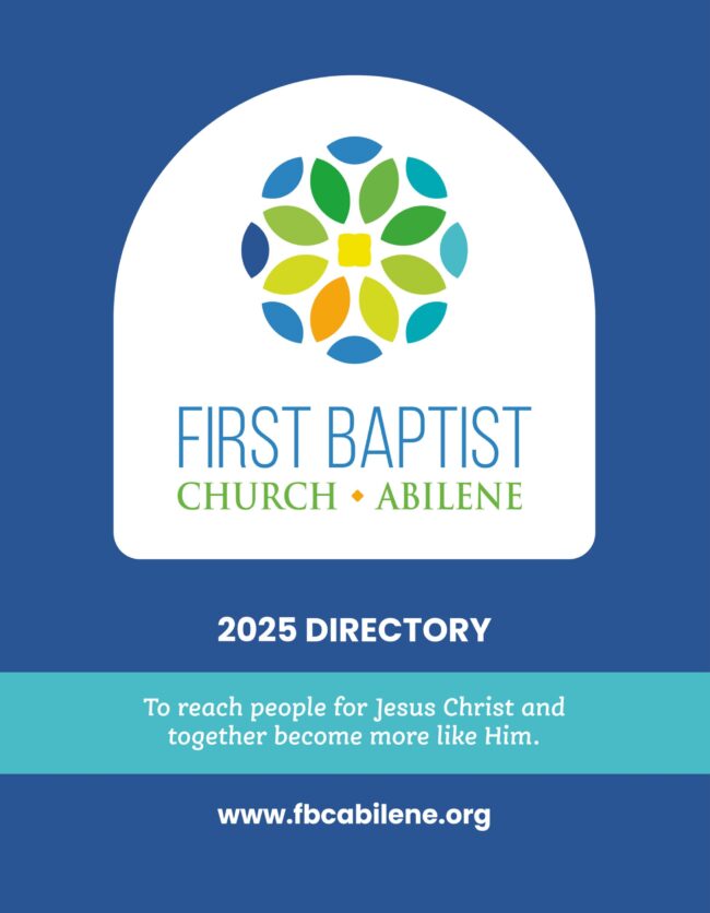 Church Directory for First Baptist Church