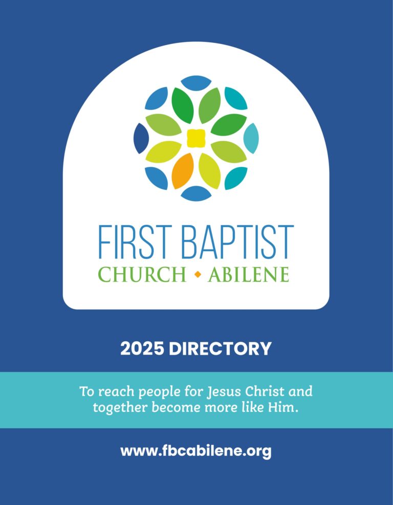 Church Directory for First Baptist Church