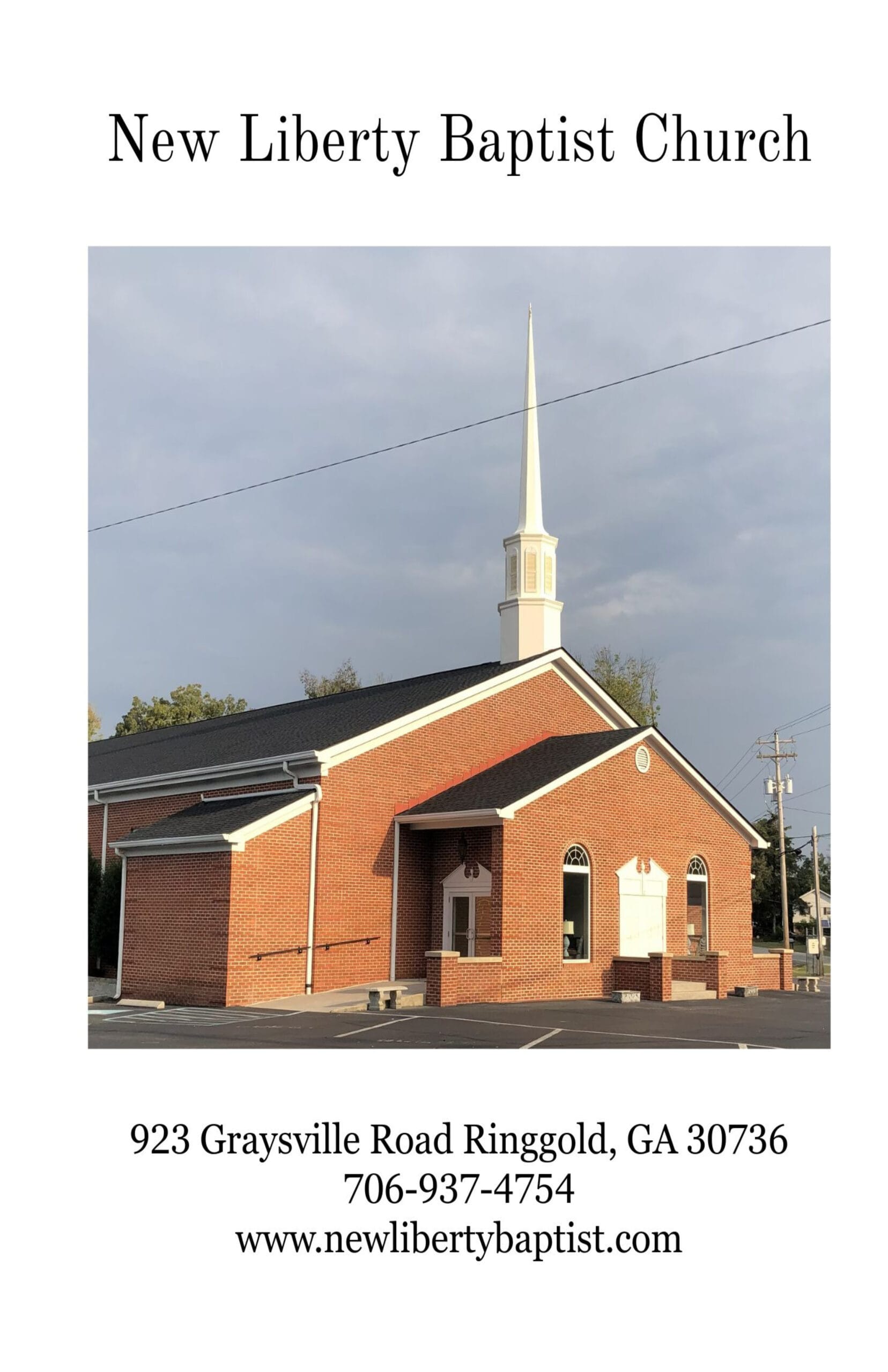 Church Directory for New Liberty Baptist Church