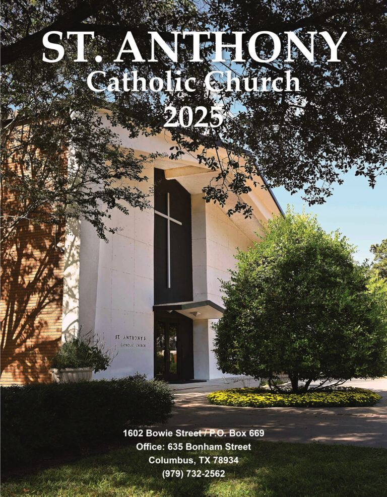 COVER St Anthony Columbus Church Directory for St Anthony Catholic Church
