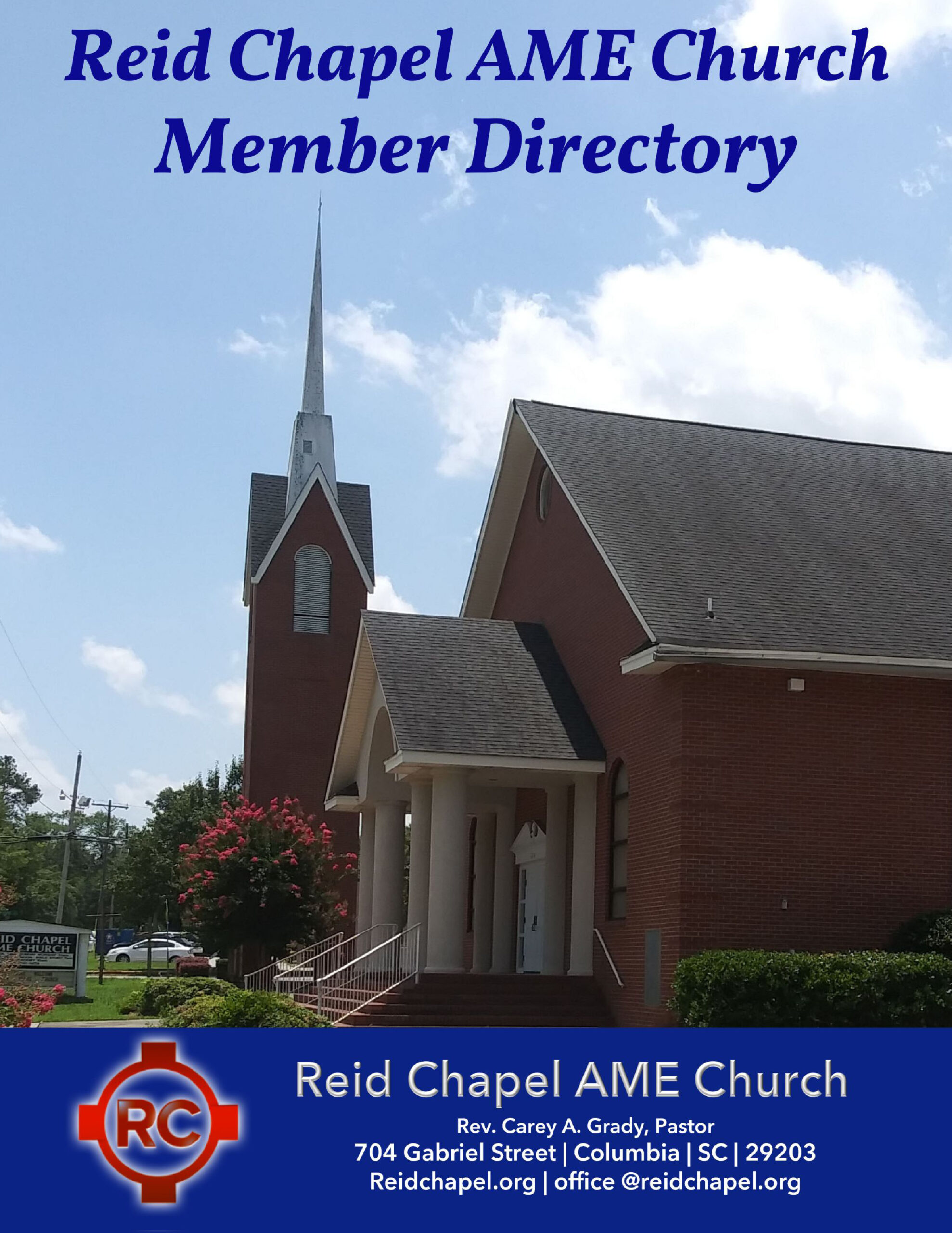 Church Directory for Reid Chapel AME Church