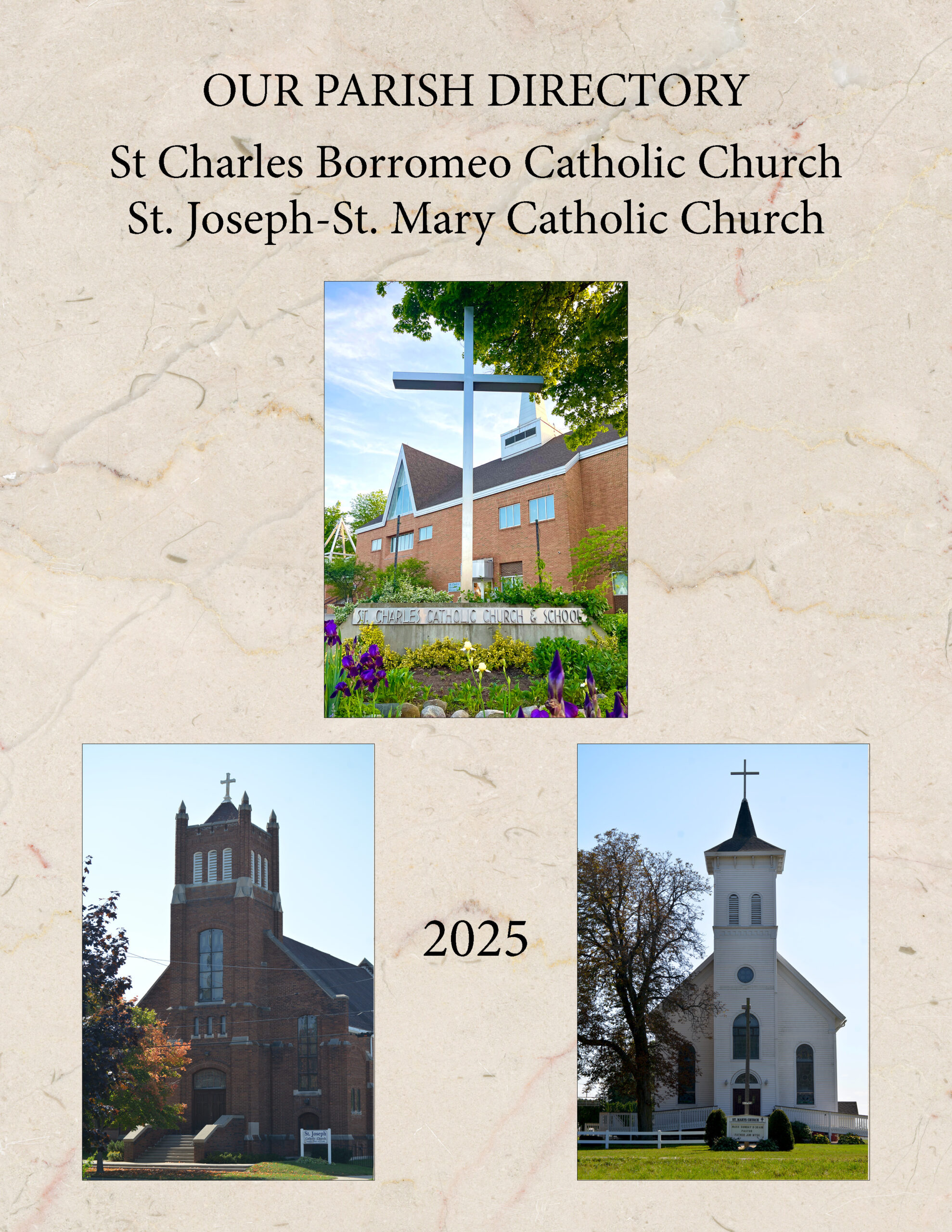 Church Directory for St Charles, St Joseph, St Mary Catholic Church
