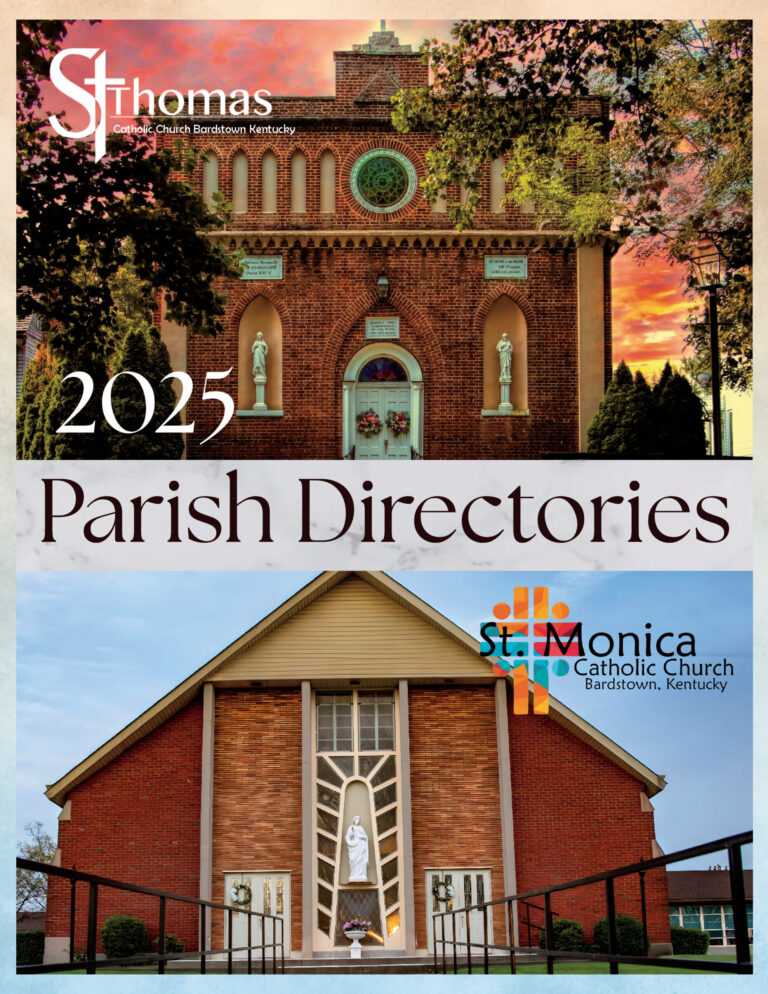 COVER St Thomas & St Monica Church Directory for St Thomas & St Monica Catholic Churches