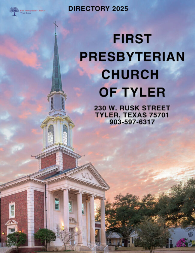 Church Directory for First Presbyterian Church