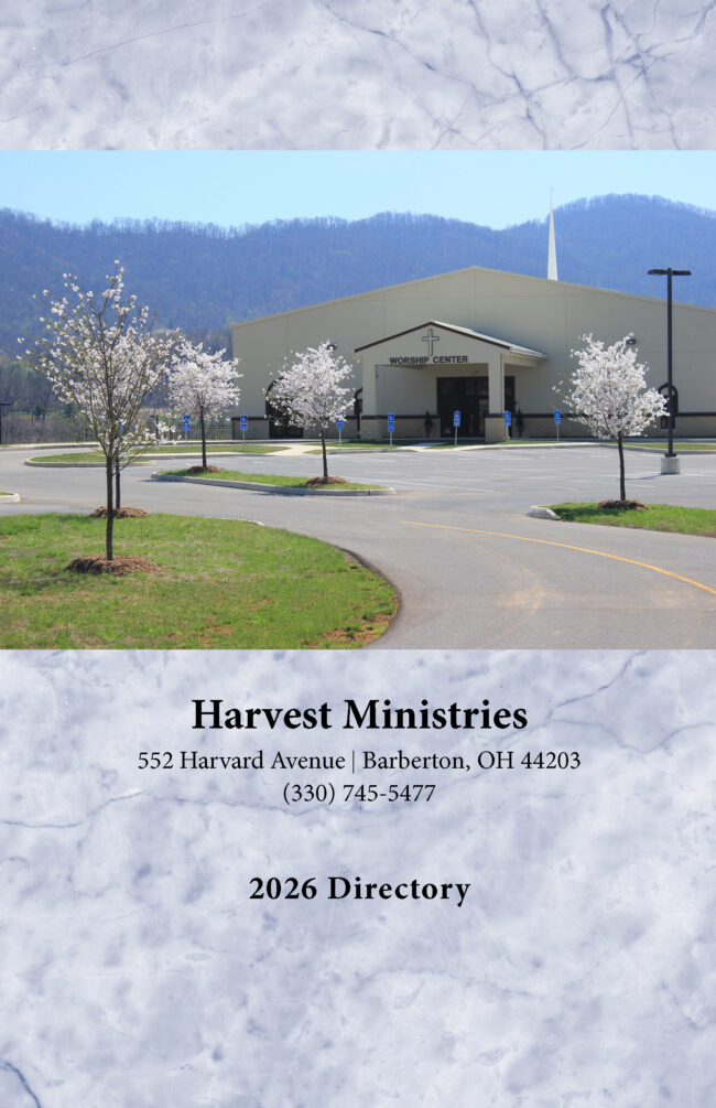 Church Directory for Harvest Ministries