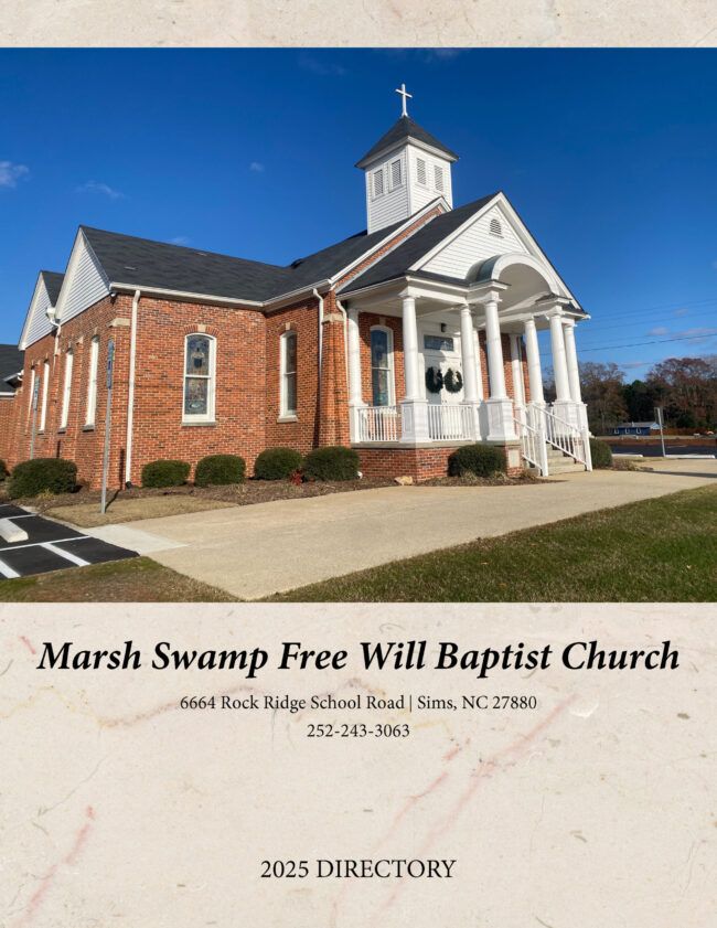 Church Directory for Marsh Swamp Free Will Baptist