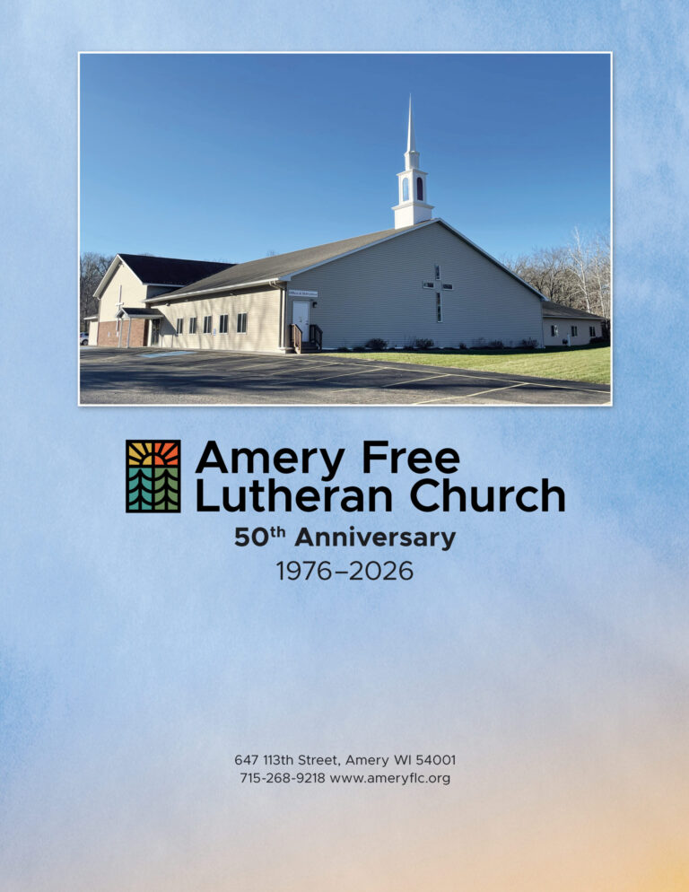 Church Directory for Amery Free Lutheran Church