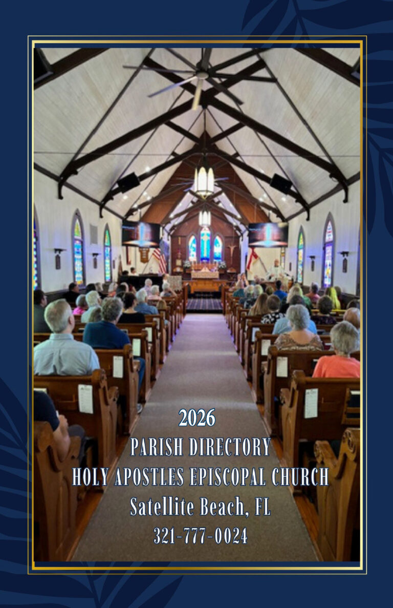 COVER Holy Apostles Satellite Beach Church Directory for Holy Apostles Episcopal Church