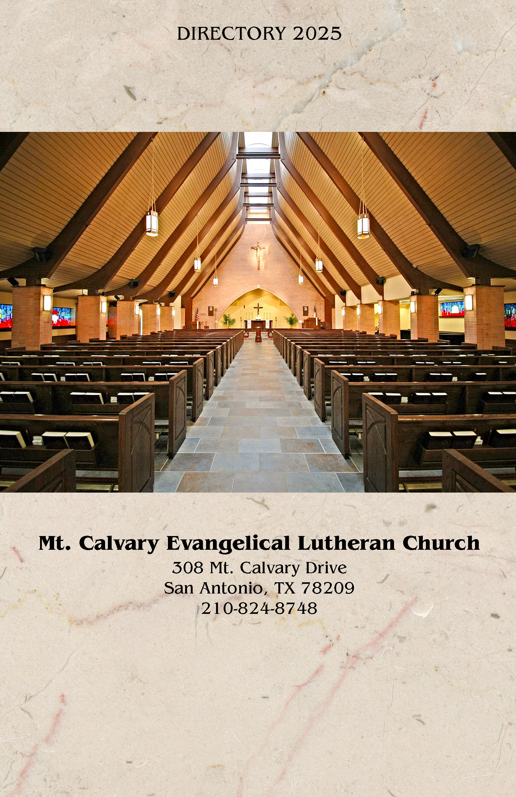 Church Directory for Mt Calvary Lutheran Church
