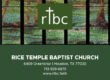 Church Directory for Rice Temple Baptist Church