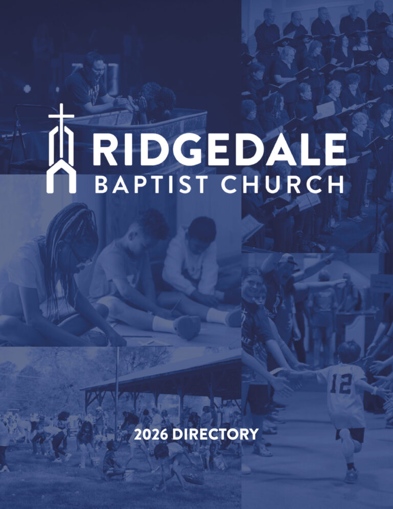 Church Directory for Ridgedale Baptist Church