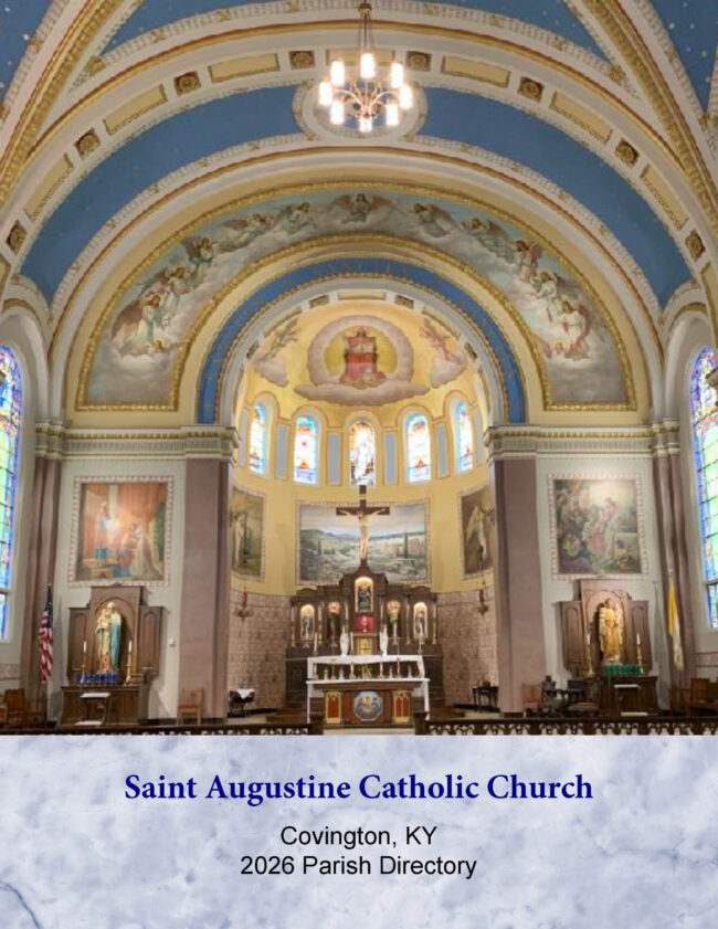 COVER St Augustine Covington Church Directory for St Augustine Catholic Church