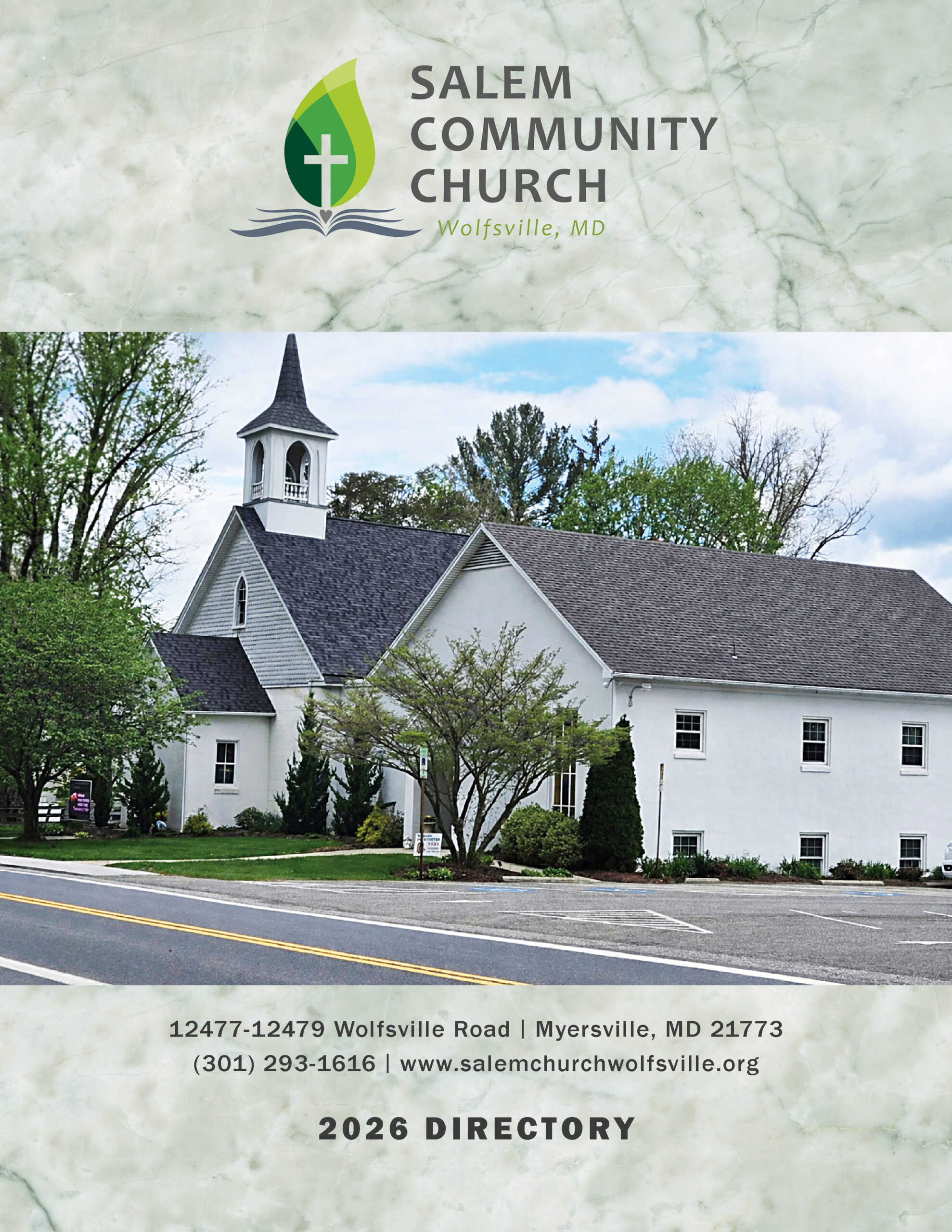 COVER Salem Community Church Directory for Salem Community Church, Wolfsville