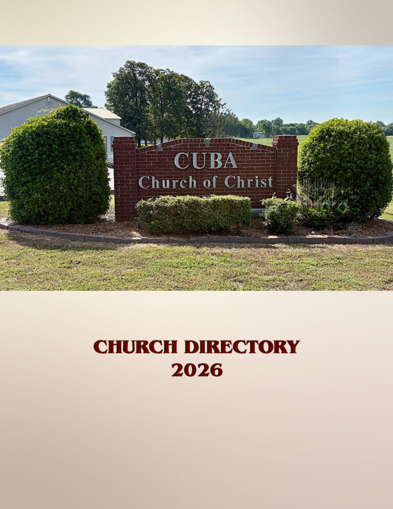 Church Directory for Cuba Church Of Christ