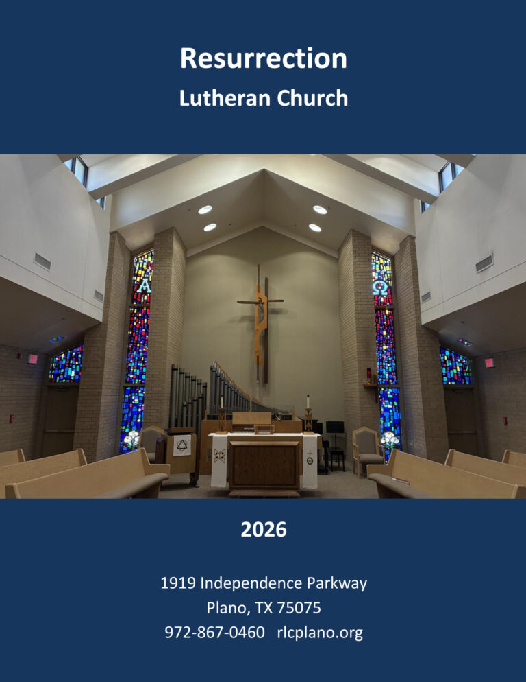 Church Directory for Resurrection Lutheran Church